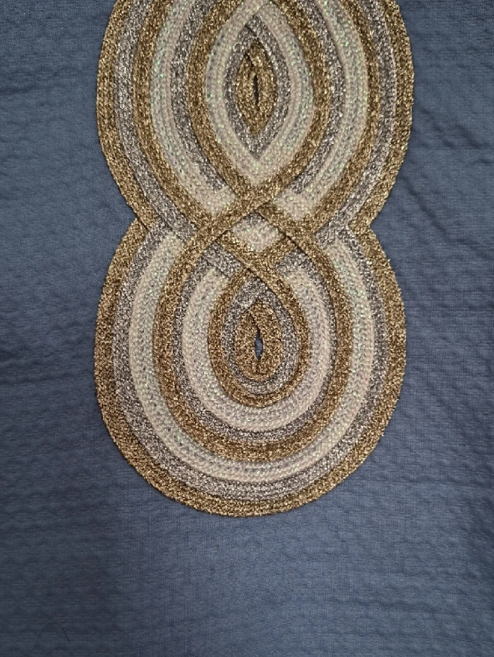 Lilly Pulitzer Powder Blue Sheath Dress with Gold Beaded V-Neck Size 4 - Picture 13 of 16